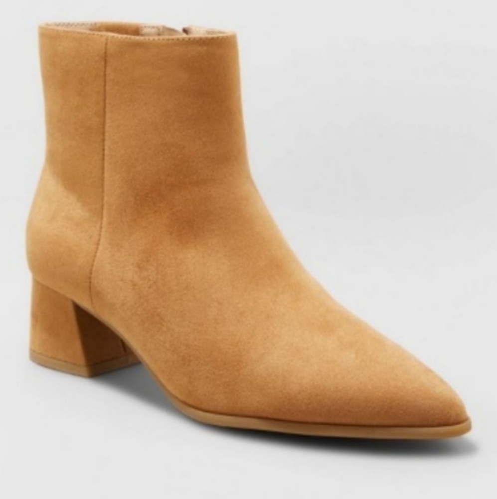 Brand New Women's A New Day Delilah Ankle Boots Camel